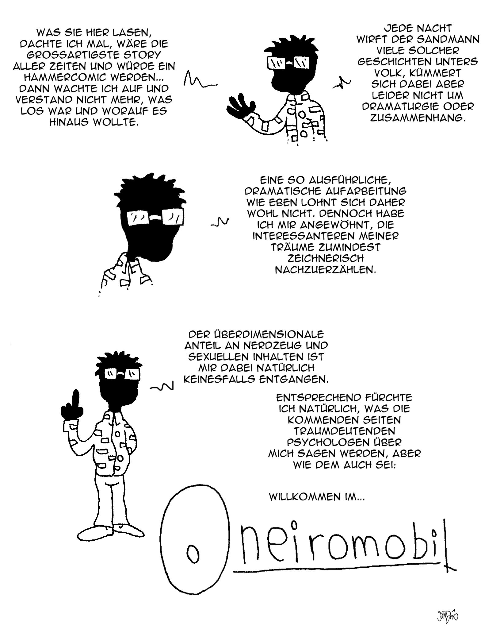 Webcomic - Oneiromobil 000h